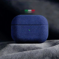 Artificial Suede Leather Protective Case for Earphones