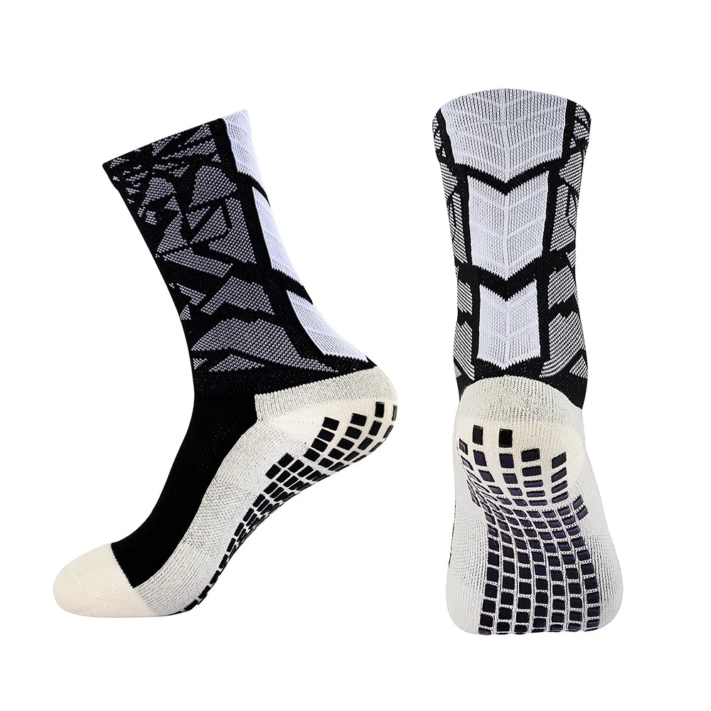 MagiMobo Grip Football Socks Glue Dispenser Men Mid Calf Socks Non Slip Running Sports Socks - Buy online at  Vibe In Cart.