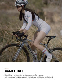 Liteskin Aero Cycling Socks Men Women's Bicycle Road Bike MTB  Race Running Soccer Football Sports Anti-slip Compression Socks - Buy online at  Vibe In Cart.