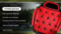 Travel Golf Bag with Fixed Club Holder, Nylon Material
