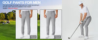 Men's Casual Golf Pants, Stretch Slim Straight Lightweight Quality Business Pants Golf Sports Trousers 30-34 Inseam Length - Buy online at  Vibe In Cart.