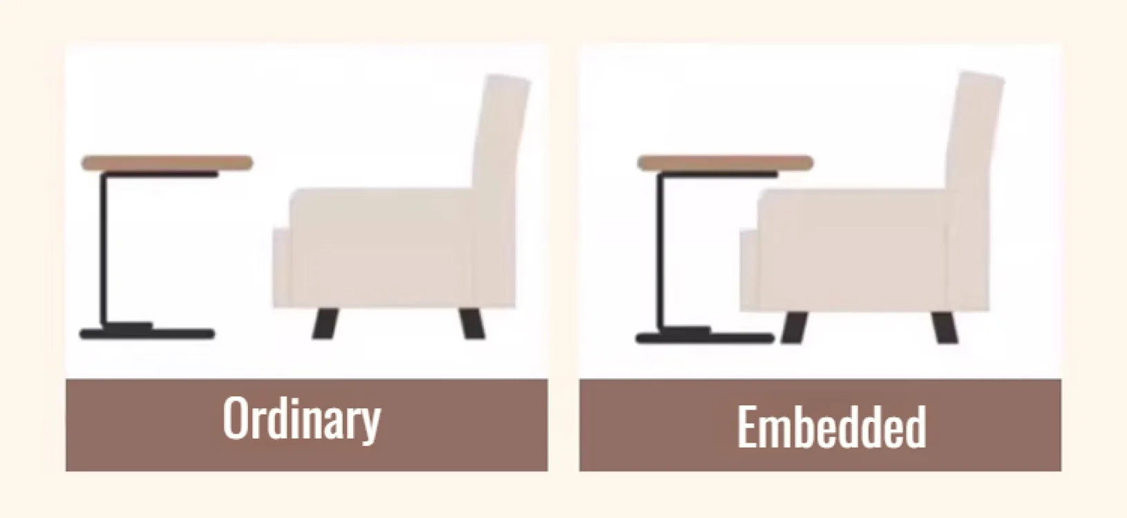 Adjustable Height Rotating Foldable Coffee Table with Storage