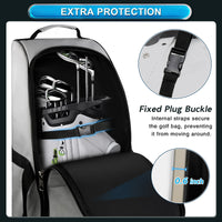 Golf Travel Bag Heavy Duty With Wheels 900D Polyester Foldable