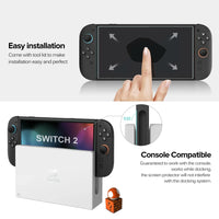 Screen Protector Tempered Glass For Switch Nintendo 2 With Joystick Cap Accessories Protector For Switch Nintendo 2 - Buy online at  Vibe In Cart.