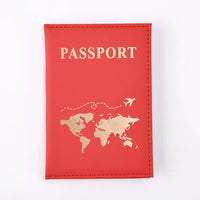 Slim Polyester Passport Cover Travel Wallet Card Case