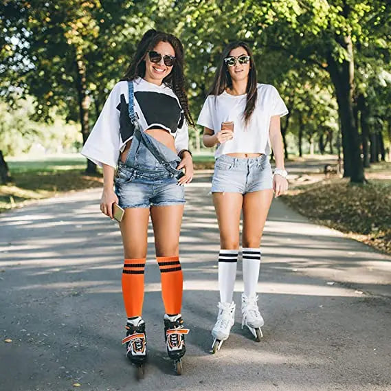 Compression Socks Football Socks Non-slip Long Tube Knee High Stockings Sock Striped Soccer Socks Running Sports Socks YS001-238 - Buy online at  Vibe In Cart.