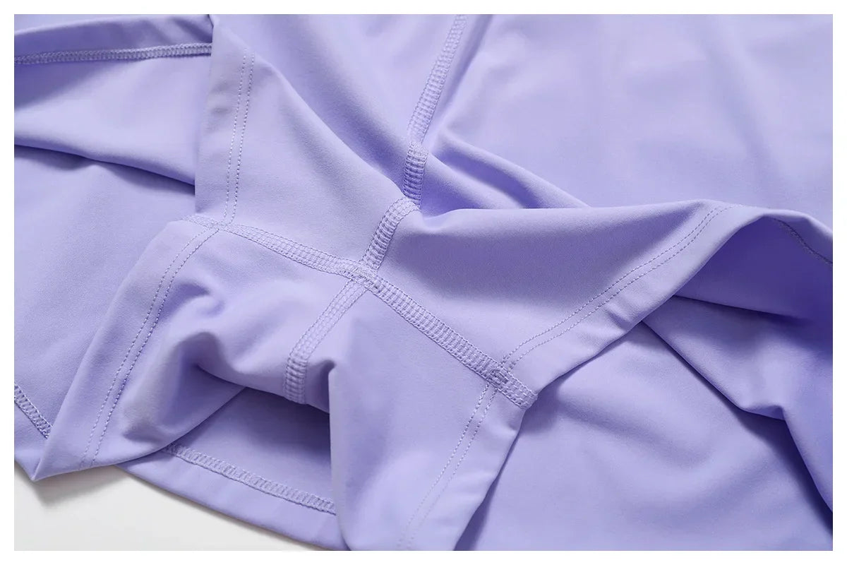 Sleeveless Zipper Tennis Dresses Women's Push-up Workout Yoga Dress Sexy Solid Bodysuit Jumpsuit Skirt Gym Dance Fitness Clothes