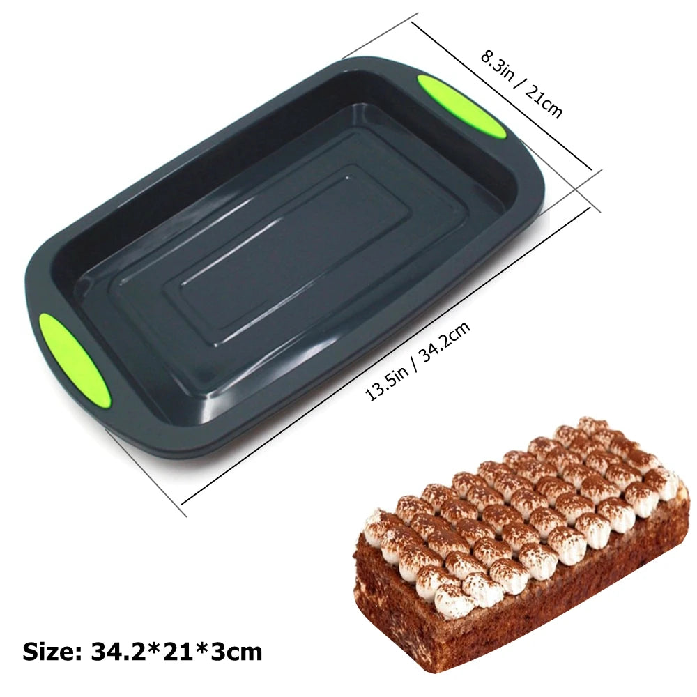 Silicone Cake Mold for Bread and Desserts, Gray, 1 Pack