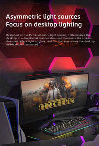 Monitor Light Bar Straight/Curved with RGB Backlight Computer Screen Lamp Eye Caring Touch Atmosphere Lights For Gaming Room - Buy online at  Vibe In Cart.
