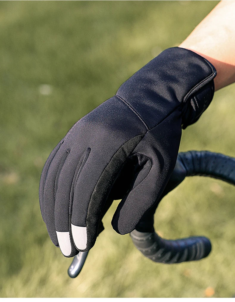 Winter Cycling Gloves For Men And Women Warm Fleece Waterproof Touchscreen