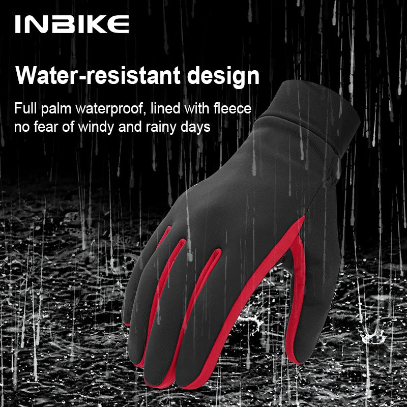 INBIKE Cycling Gloves for Men Women Warm Fleece Winter Biking Glove for Riding Bicycle Gloves Waterproof Touchscreen Accessories - Buy online at  Vibe In Cart.