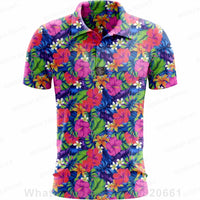 Men's Short Sleeve Button Quick Dry Polo Shirt For Sports And Golf