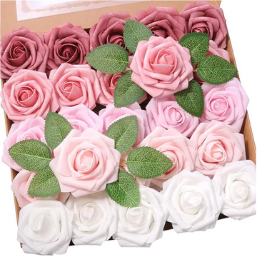 10~100pcs Rose Artificial Flowers Foam Fake Roses Wedding Bouquets Centerpieces Mothers Day Valentines Gifts Party Decoration - Buy online at  Vibe In Cart.