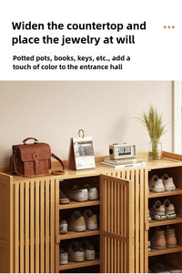 Shoe cabinet for home use, doorstep storage cabinet, wall facing hallway, indoor entrance, rental room, multi-layer shoe rack - Buy online at  Vibe In Cart.