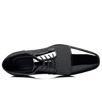 Men's Dress Shoes Classic Lace-up Formal Oxfords Modern Tuxedo Business Casual Scale Pattern Comfort Formal Shoes for Men - Buy online at  Vibe In Cart.