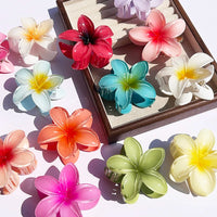 1/2/3 Pcs Hawaiian Gradient Flower Hair Claw Clip Women Fashion Large Hair Clip Girls Hairpin Barrettes Bohemia Hair Accessories - Buy online at  Vibe In Cart.