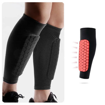 1 PC Honeycomb Soccer Shin Guards Football Shields Sports Legging Shinguards Leg Sleeves Protective Gear Shank Protector - Buy online at  Vibe In Cart.