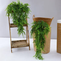 Artificial Hanging Plants 32 Inch Fake Boston Ferns Plastic Fake Plants for Wall House Wedding Garland Indoor Outdoor Decoration - Buy online at  Vibe In Cart.