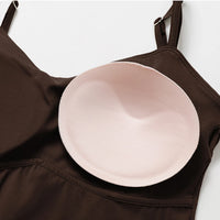 Womens Spaghetti Strap Tennis Dress with Built-in Shorts and Bra Golf Athletic Dress with Pockets