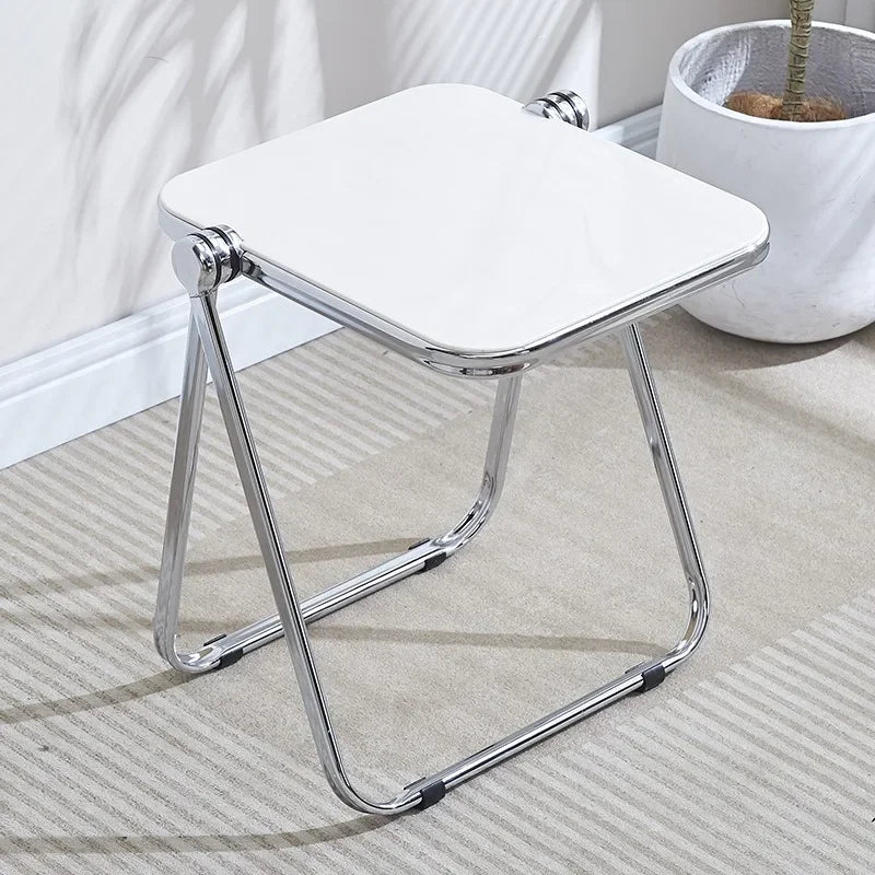 Fashionable Folding Side Table - Transparent Coffee Table for Living Room Sofa Corner & Balcony Acrylic Coffe Table - Buy online at  Vibe In Cart.