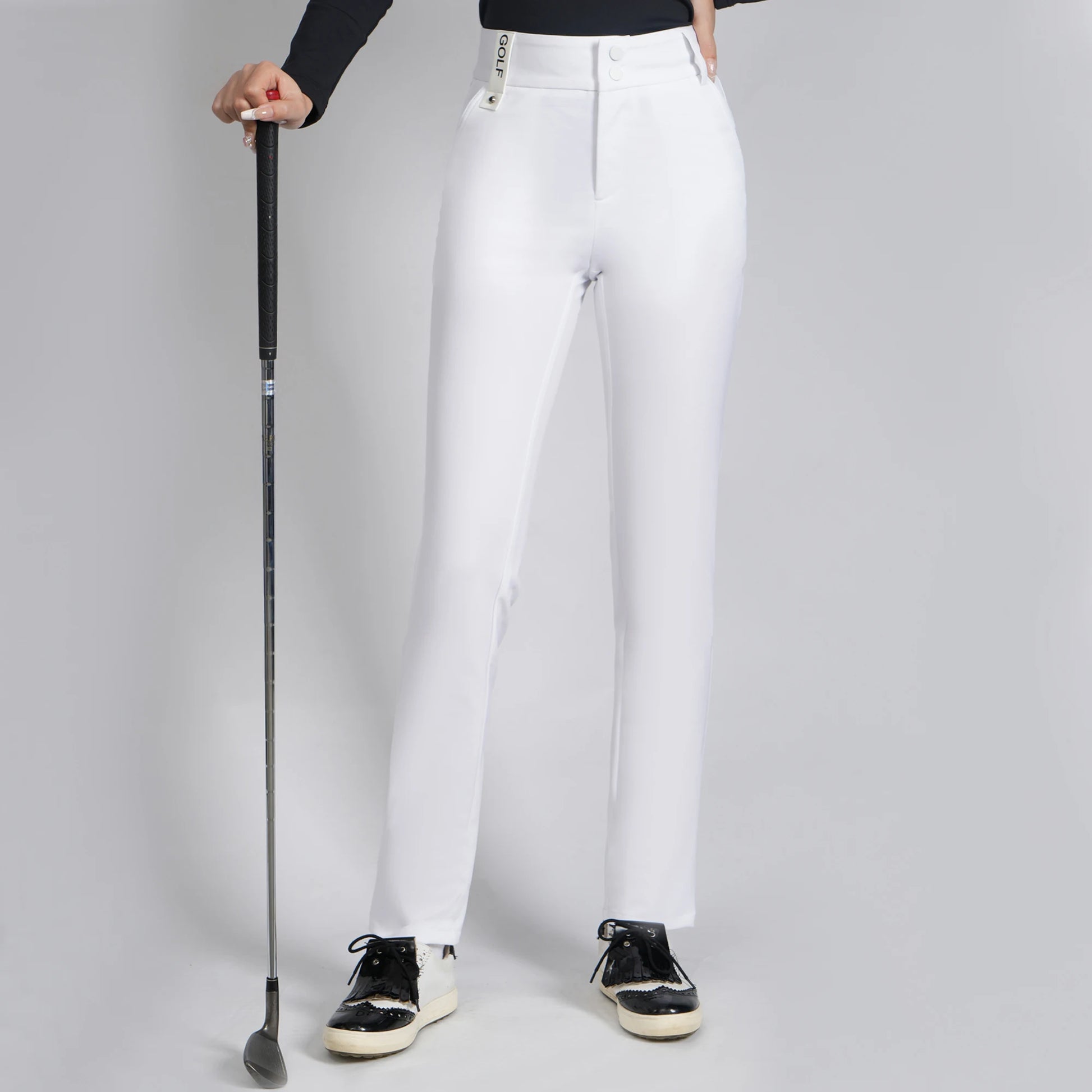 Golf Women's Pants Sttraight High Waist Causal Sportswear Elastic Brethable Golf Tennis Trousers - Buy online at  Vibe In Cart.