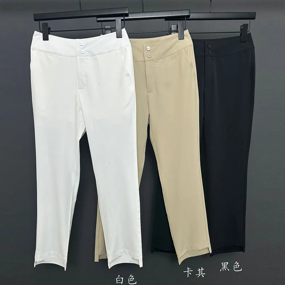 2026 new women's golf cropped pants, spring and autumn women's pants, comfortable, breathable, quick drying, free shipping - Buy online at  Vibe In Cart.