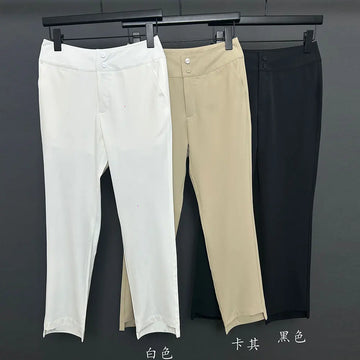 2026 new women's golf cropped pants, spring and autumn women's pants, comfortable, breathable, quick drying, free shipping - Buy online at  Vibe In Cart.