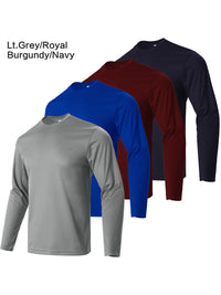 4-piece men's quick drying sports and fitness T-shirt long sleeved sports and running T-shirt - Buy online at  Vibe In Cart.