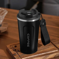 Stainless Steel Vacuum Insulated Bottle with Temperature Display, 380/510ml
