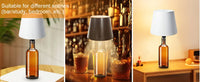 USB Charge Bottle Table Lamp Touch Control of 3 Colors and Stepless Dimming Night Lamp Suitable for Bar Wine Bottles Desk Lights - Buy online at  Vibe In Cart.