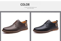 Men's Casual Business Leather Shoes Men Fashion Lace-up Derby Shoe Mens Light Comfortable Outdoor Driving Flats - Buy online at  Vibe In Cart.