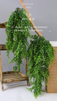 Artificial Hanging Plants 32 Inch Fake Boston Ferns Plastic Fake Plants for Wall House Wedding Garland Indoor Outdoor Decoration - Buy online at  Vibe In Cart.