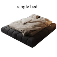 Modern Style Frame Bed with Storage and Movable Design for 2 People