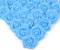 Artificial Foam Rose Flower Heads Set, 10 to 50 Pieces