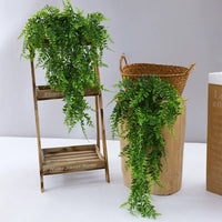 Artificial Hanging Plants 32 Inch Fake Boston Ferns Plastic Fake Plants for Wall House Wedding Garland Indoor Outdoor Decoration - Buy online at  Vibe In Cart.
