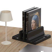 4in1 Adjustable Vertical Dual-Slot Laptop Stand in Abs Plastic