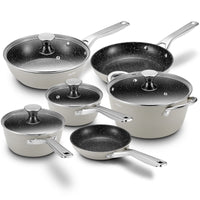 Induction Cookware Nonstick, 10-Piece, BEZIA Pots and Pans Set for Induction Cooktop, Compatible with All Stoves - Buy online at  Vibe In Cart.