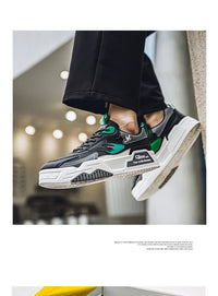 2024 Autumn New Casual Sports Shoes Men's Leather Low-Top Fashion Trend Easiest for Match Running Shoes Men's Skateboard Shoes Suitable for Outdoor Sports - Buy online at  Vibe In Cart.