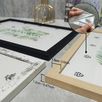 Wooden Photo Frame For Wall Hanging 10X15 15X20 20X25cm A4 Wood Picture Frame Stand For Pictures Photo Decor Commemorative Gift - Buy online at  Vibe In Cart.