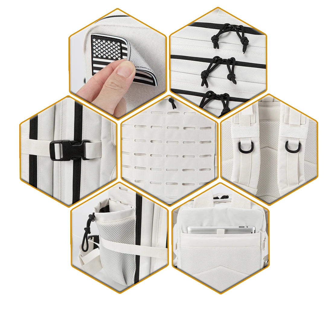 25L/45L Tactical Backpack Outdoor for Men and Women heavy duty Bag Small School Rucksack Hiking backpac kwith Bottle Holder - Buy online at  Vibe In Cart.