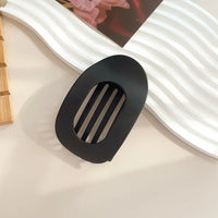 Plastic Hair Claw Clip for Women with Curved Design