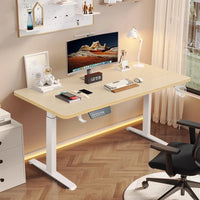 Height Adjustable Desk Motion Electric Sit Stand Up Down Computer Table Modern Lift Motorized Gaming Desktop Home Office Desks - Buy online at  Vibe In Cart.