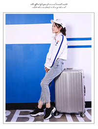 Women's Platform Mesh Lace-Up Sneakers Medium Heel