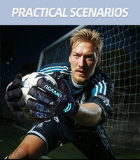 WVVOU Soccer Goalie Gloves for Adults and Youth, High Performance Goalkeeper Gloves with 5 Detachable Finger Saves - Buy online at  Vibe In Cart.