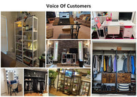 Modern Wooden Office Desk with Metal Legs, 70.9 Inches