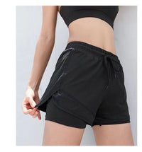 Women's 3" Mesh Panel Shorts: Modesty Liner & QuickDry for Tennis Run Yoga, Loose Comfort Fit - Buy online at  Vibe In Cart.