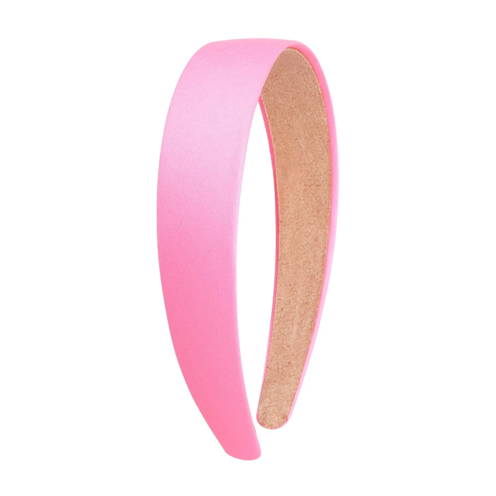 1/2pcs Plain 3CM Wide Satin Headband Girls Fabric Covered Resin Hairbands Plastic Hair Hoop Kids Elastic Bands Hair Accessories - Buy online at  Vibe In Cart.