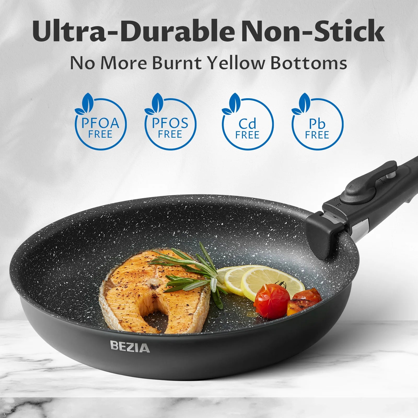 Induction Cookware Set 13 Pieces, Nonstick Pots and Pans Set with Removable Handles, for All Hobs, Stackable Design for RV - Buy online at  Vibe In Cart.