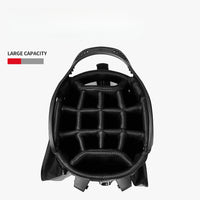 Lightweight Unisex Nylon Golf Rack Bag with 14 Insertions and Shoulder Strap