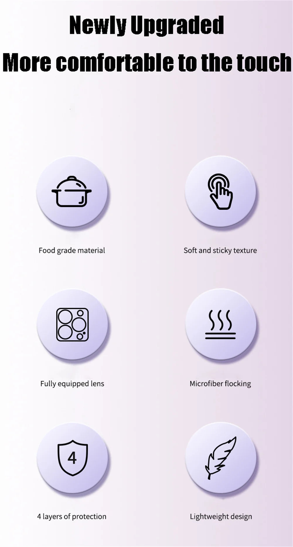 Liquid Silicone Phone Case with Wireless Charging Support